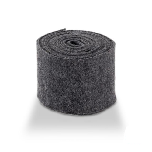 Felt wide 7.5 cm L= 5 m anthracite (GR10)