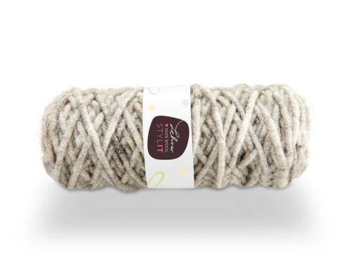 Pure new wool with jute core 0.5 cm +/- 50 m. (GR31)