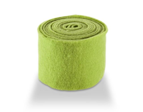 Felt wide 7.5 cm L= 5 m springgreen (GU02)