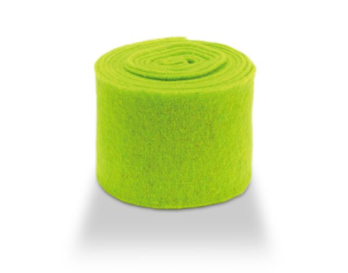 Felt wide 7.5 cm L= 5 m lime (GU33)