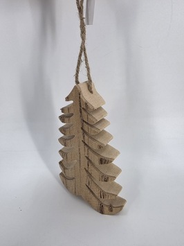 Hanger Houten Kerstboom 18 x 13 cm