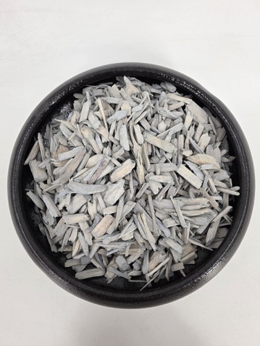 Houtsnippers grijs +/- 75 gr.