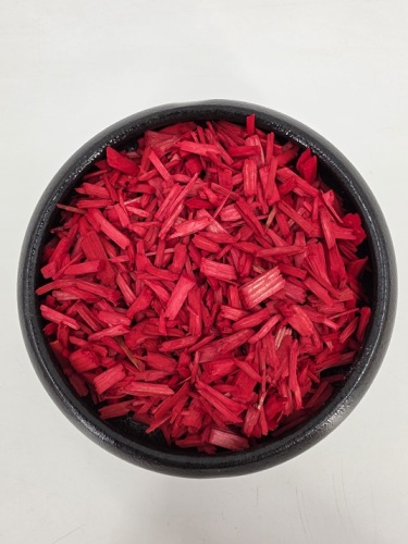 Houtsnippers rood +/- 75 gr.