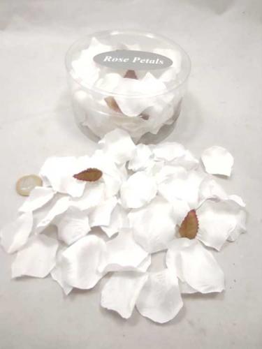 Artificial rose petals 150 p. white