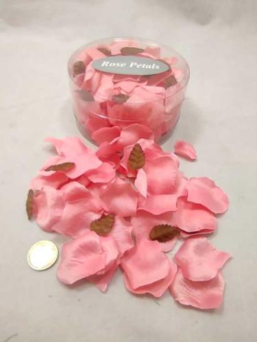 Rozenblaadjes artificieel 150 st. roze