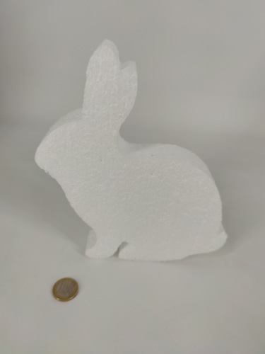 Styropor Kaninchen 20x18x3 cm