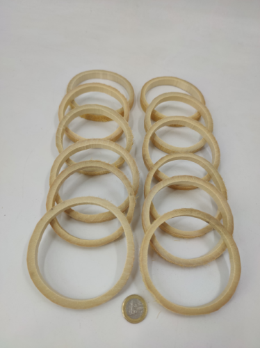 Bamboo-rings 10x1 cm 10 a 12 p. natural