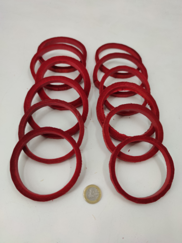 Bambus Ringe 10x1 cm  10 a 12 St. rot