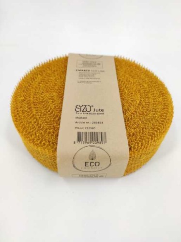 Jute 5 cm 40 m. mustard