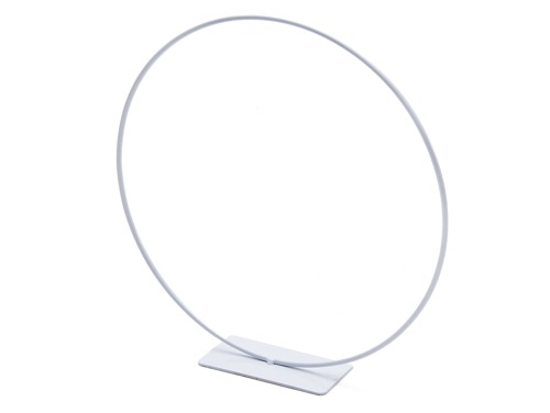 Bracelet sur socle 40 cm blanc