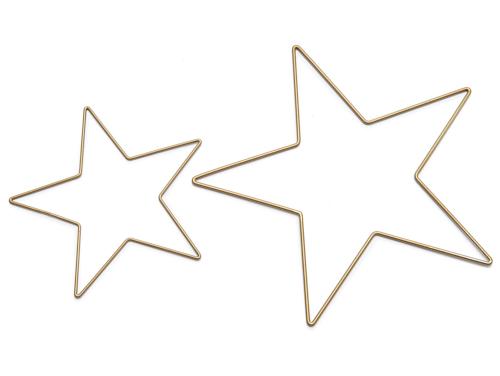 Frame star gold 40 cm
