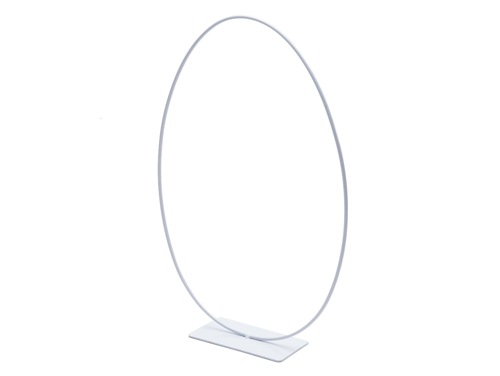 Oeuf sur socle 47 cm blanc