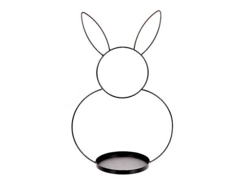 Metalen Frame 'Rabbit' met houder Zwart