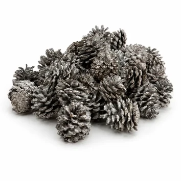 Mugus dennenappels besneeuwde 400 stuks 3,5 cm diameter natuurlijke kegels Pinus mugo voor kransen en kerstdecoratie - Denter