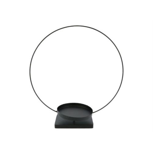 Ring Op Voet Met Houder Zwart