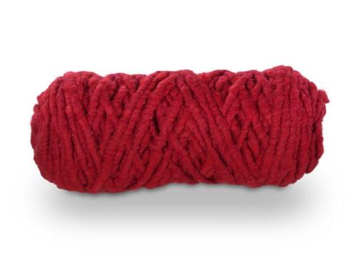 Ruban de laine Mirabell 25 m. rouge foncé (RO04)