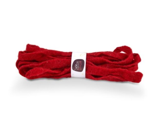 Wol Rauris Met Koperdraad Rood