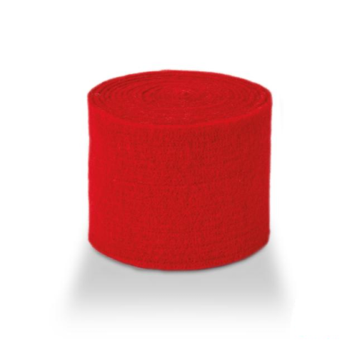 Felt wide 7.5 cm L= 5 m red (RO04)