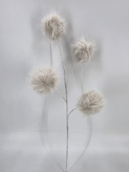 Stem Fluff Ball Cream 65 cm