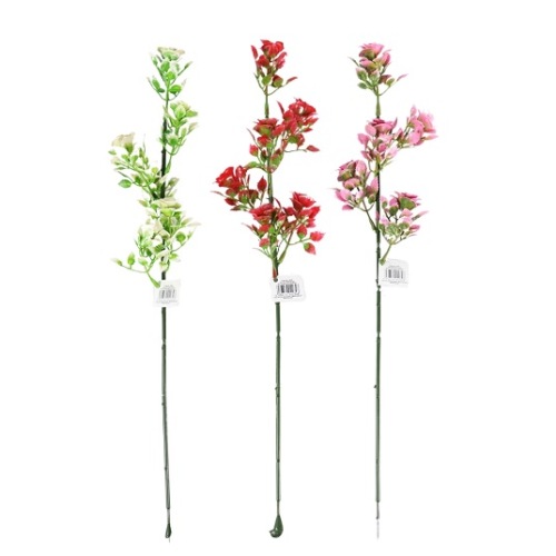 Kunstbloem Trosroos Mini Rood