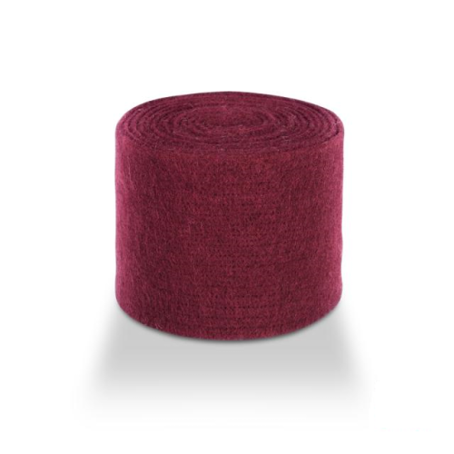 Felt wide 7.5 cm L= 5 m winered (VI09)