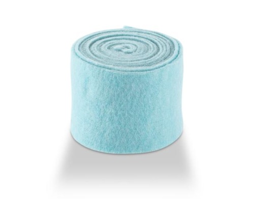 Filz breite 7.5 cm 5 m hellblau (TU15)